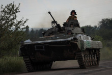 Ukrajinský tank. FOTO: REUTERS