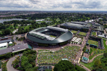 Londýnsky tenisový areál vo Wimbledone. FOTO: REUTERS