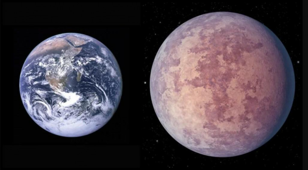 Ilustrácia dvoch novoobjavených exoplanét.