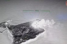 Hadí ostrov, záber z dronu. FOTO: Reuters