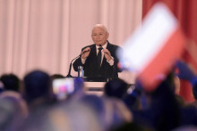 Líder strany Právo a spravodlivosť Jaroslaw Kaczynski. FOTO: Reuters 