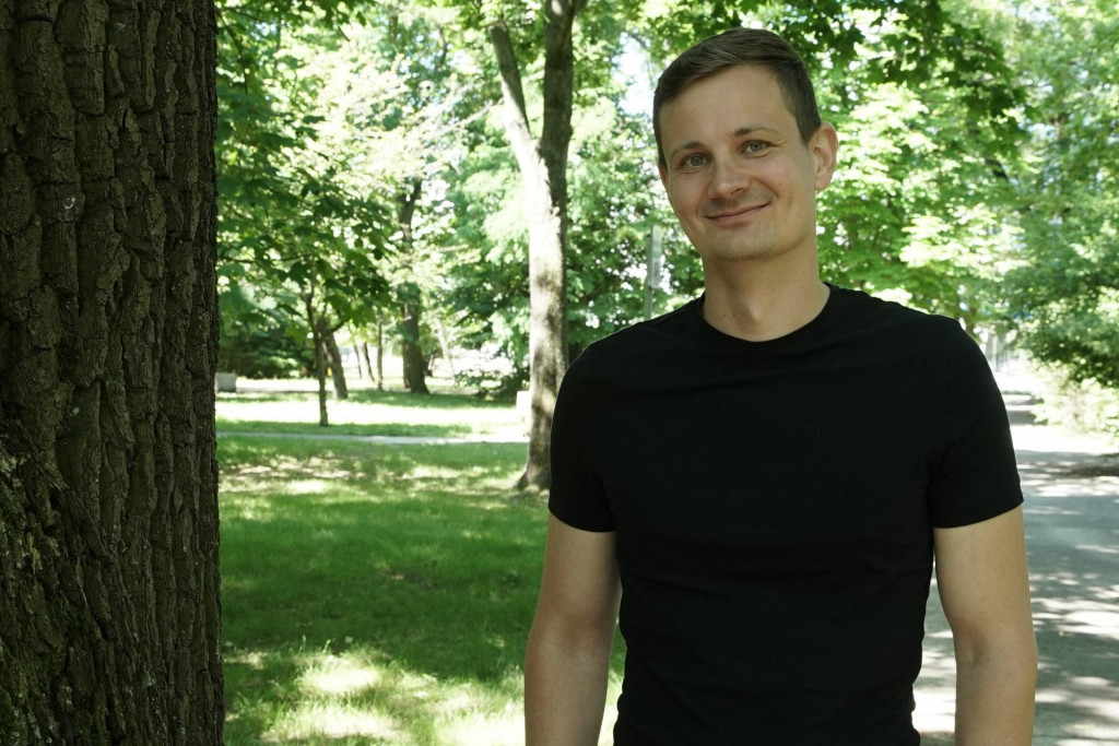 Politol&oacute;g Gabriel T&oacute;th. FOTO: HN/Filip Duffala