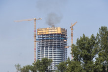 Požiar Eurovea Tower