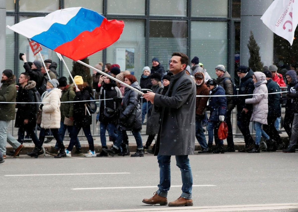 Popredný ruský opozičný politik Iľja Jašin. FOTO: Reuters
