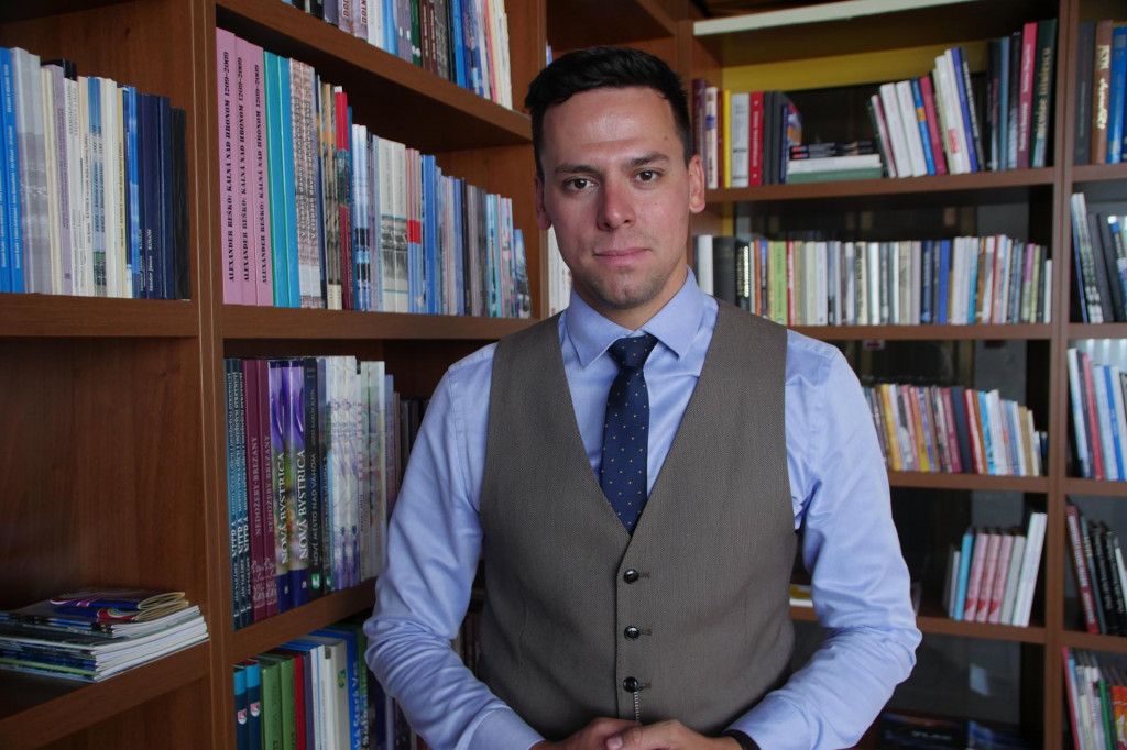 Poslanec OĽANO Kristi&aacute;n Čekovsk&yacute;. FOTO: Marek Daňo