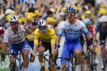 Dojazd 3. etapy na Tour de France. FOTO: Reuters