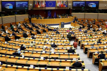 Plenárne zasadnutie Európskeho parlamentu. FOTO: REUTERS 