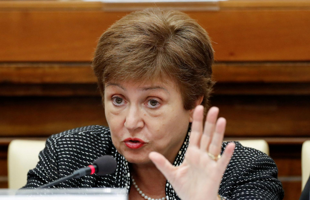 Šéfka Medzinárodného menovo fondu Kristalina Georgievová. FOTO: Reuters