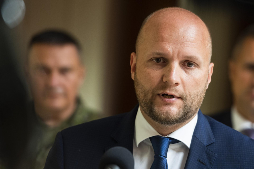 Minister obrany Jaroslav Naď. FOTO: TASR/Jaroslav Nov&aacute;k