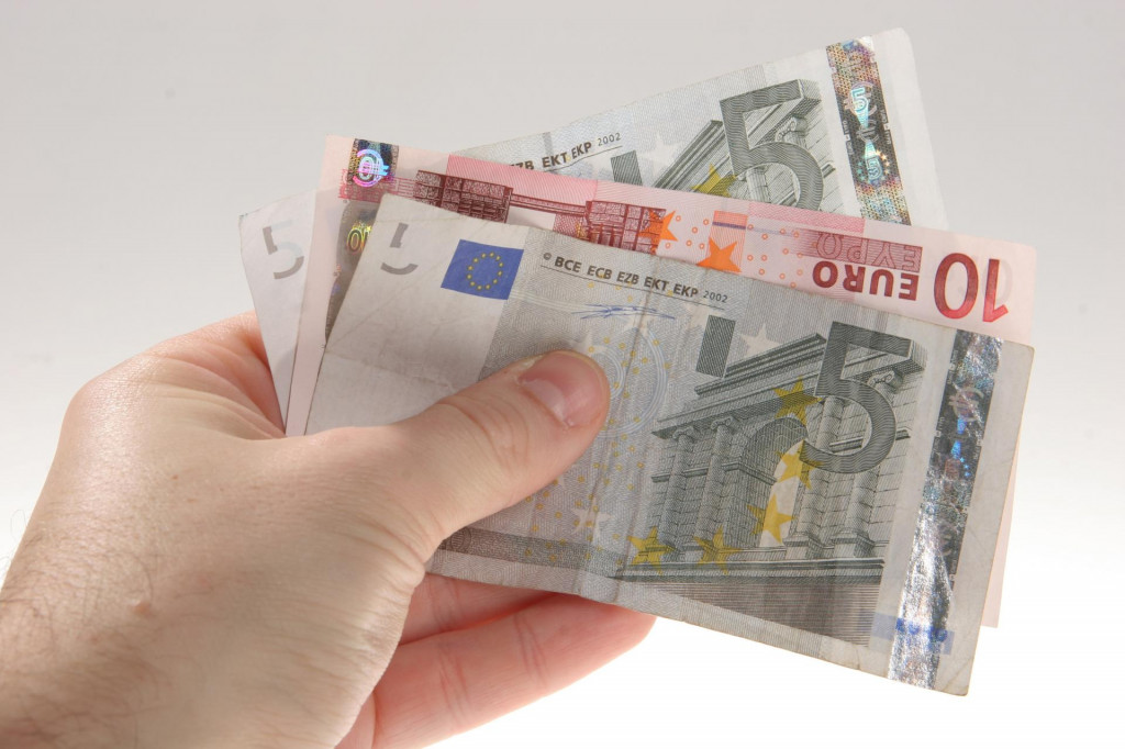 Váha eura v menovom koši klesá FOTO: HN/Peter Mayer