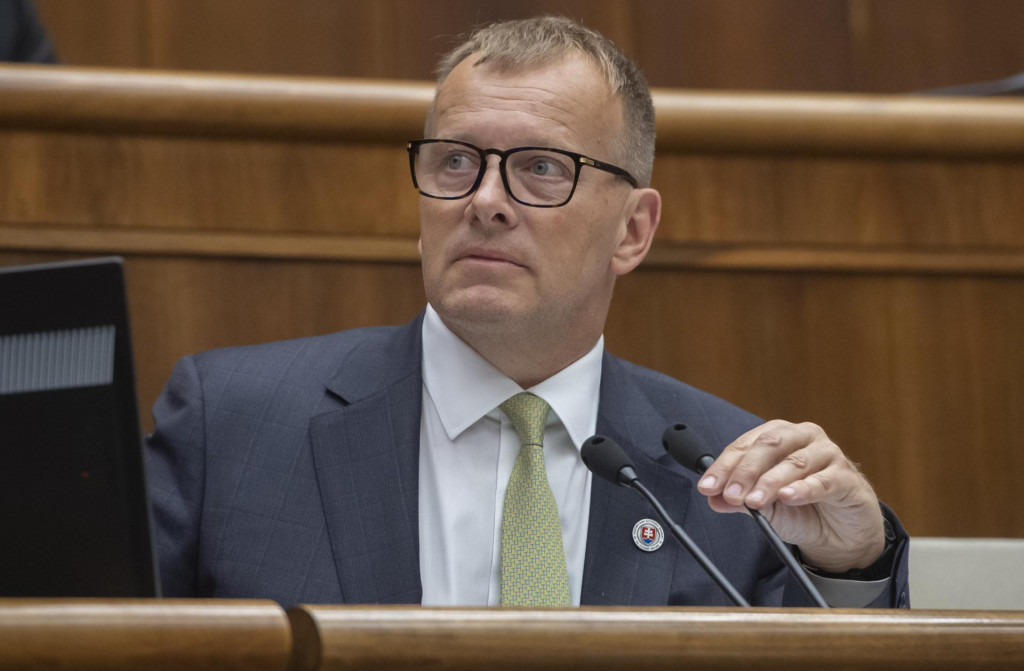 Predseda parlamentu Boris Koll&aacute;r. FOTO: TASR/Martin Baumann