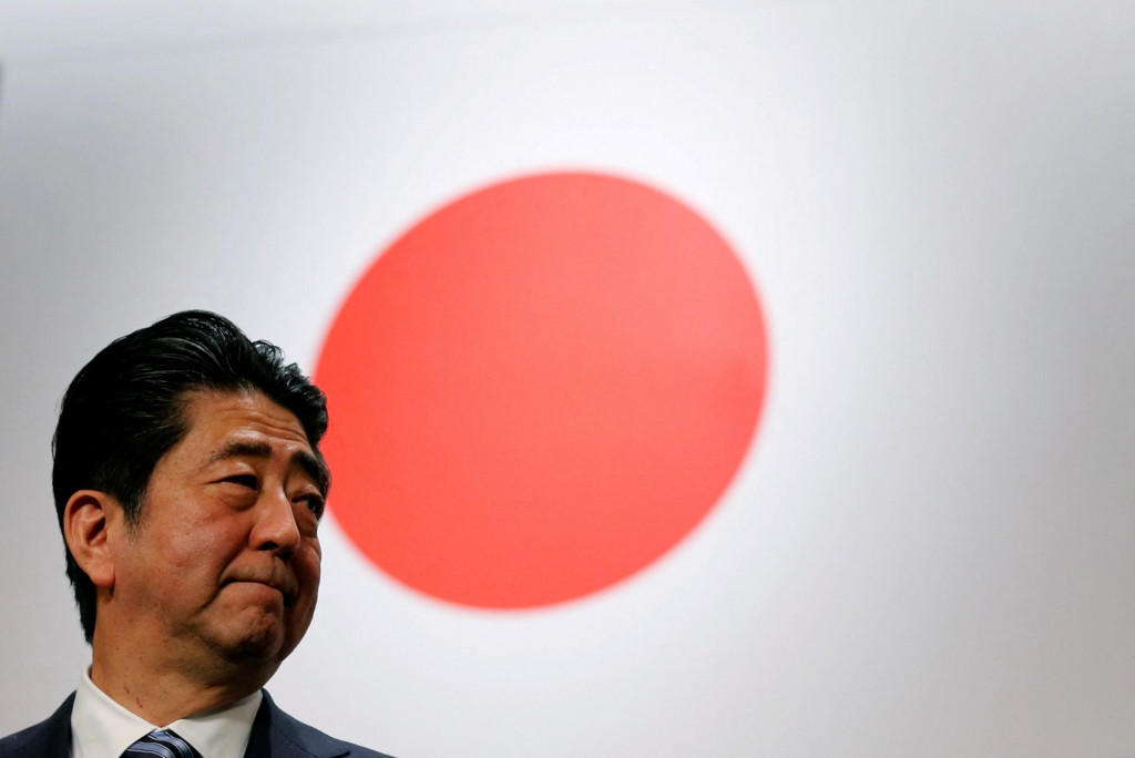 Japonský expremiér Šinzó Abe. FOTO: Reuters
