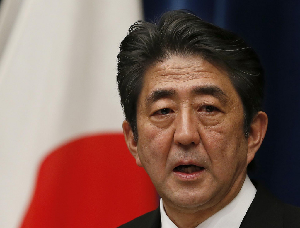 Bývalý japonský premiér Šinzó Abe. FOTO: TASR/AP