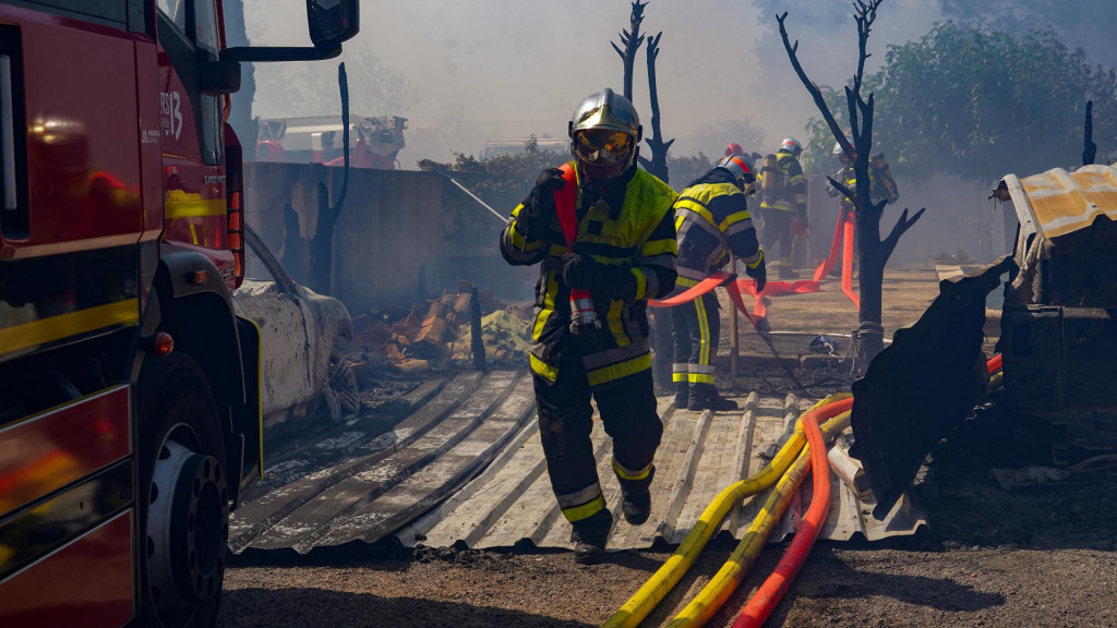 Požiare vo Francúzsku. FOTO: Reuters