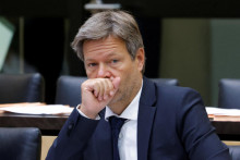 Nemecký minister pre hospodárstvo a ochranu klímy Robert Habeck. FOTO: Reuters 
