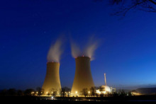 Jadrová elektráreň v Grohnde v Nemecku. FOTO: Reuters
