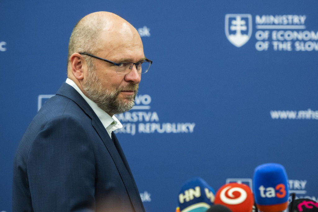 Minister hospod&aacute;rstva Richard Sul&iacute;k (SaS). FOTO: TASR/Jaroslav Nov&aacute;k
