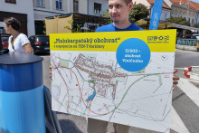V Modre predstavili plány na novu dopravnú tepnu v regióne. FOTO: HN/Tomáš Garai