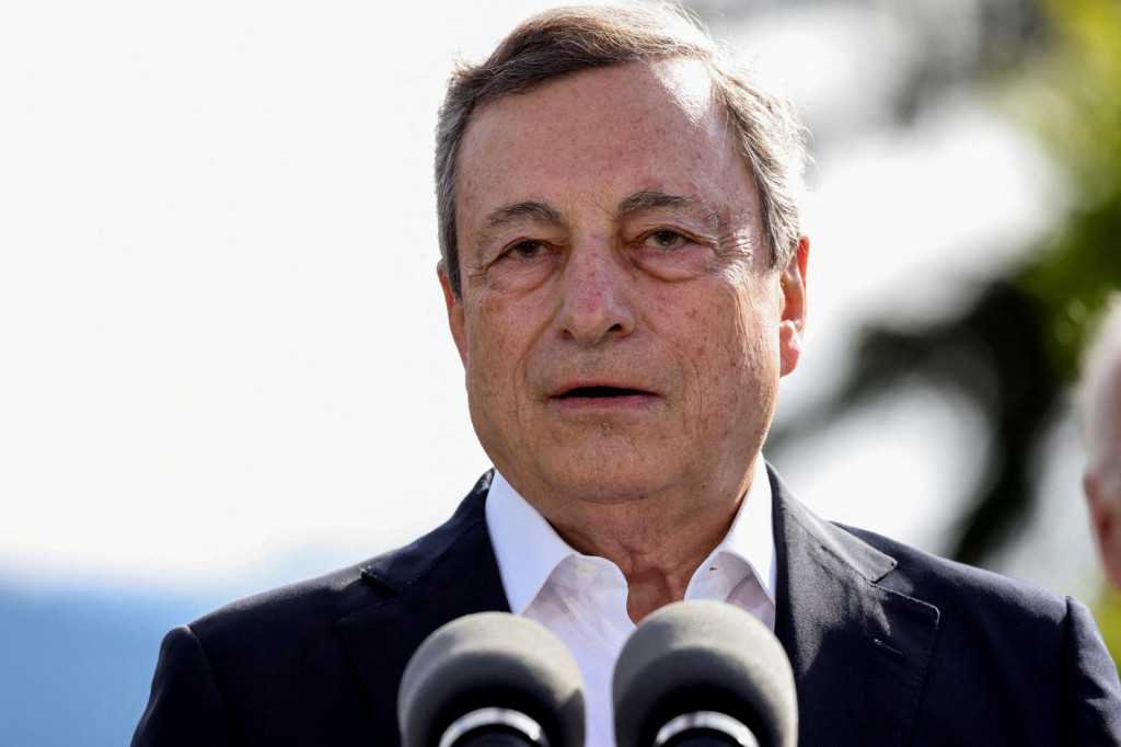 Taliansky premiér Mario Draghi. FOTO: Reuters