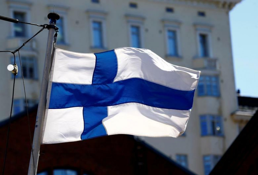 Fínska vlajka. FOTO: Reuters