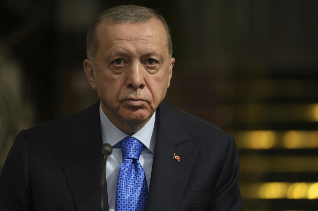 Tureck&yacute; prezident Recep Tayyip Erdogan. FOTO: TASR/AP