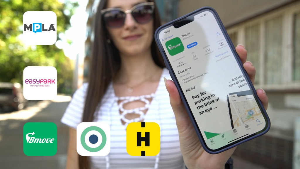 Parkovanie v Bratislave pomocou aplik&aacute;ci&iacute; - ceny sa pohybuj&uacute; v Tarifn&yacute;ch p&aacute;smach od 50 centov za hodinu v p&aacute;sme D až po dve eur&aacute; za hodinu v Tarifnom p&aacute;sme A.  SN&Iacute;MKA: Hn Telev&iacute;zia