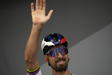 Slovenský cyklista Peter Sagan na Tour de France. FOTO: TASR/AP