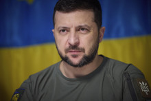 Ukrajinský prezident Volodymyr Zelenskyj. FOTO: TASR/AP

