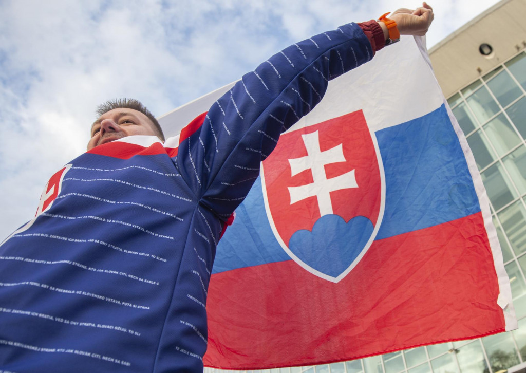 Slovensk&aacute; vlajka. FOTO: TASR/Martin Baumann