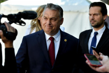 Maďarský premiér Victor Orban prichádza na zasadnutie Európskej ľudovej strany EPP pred samitom EÚ v Bruseli, Belgicko 28. júna 2018. FOTO: REUTERS