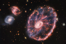 &lt;p&gt;Snímka galaxie Cartwheel, ako ju vyhotovil Webbov vesmírny teleskop.&lt;/p&gt;