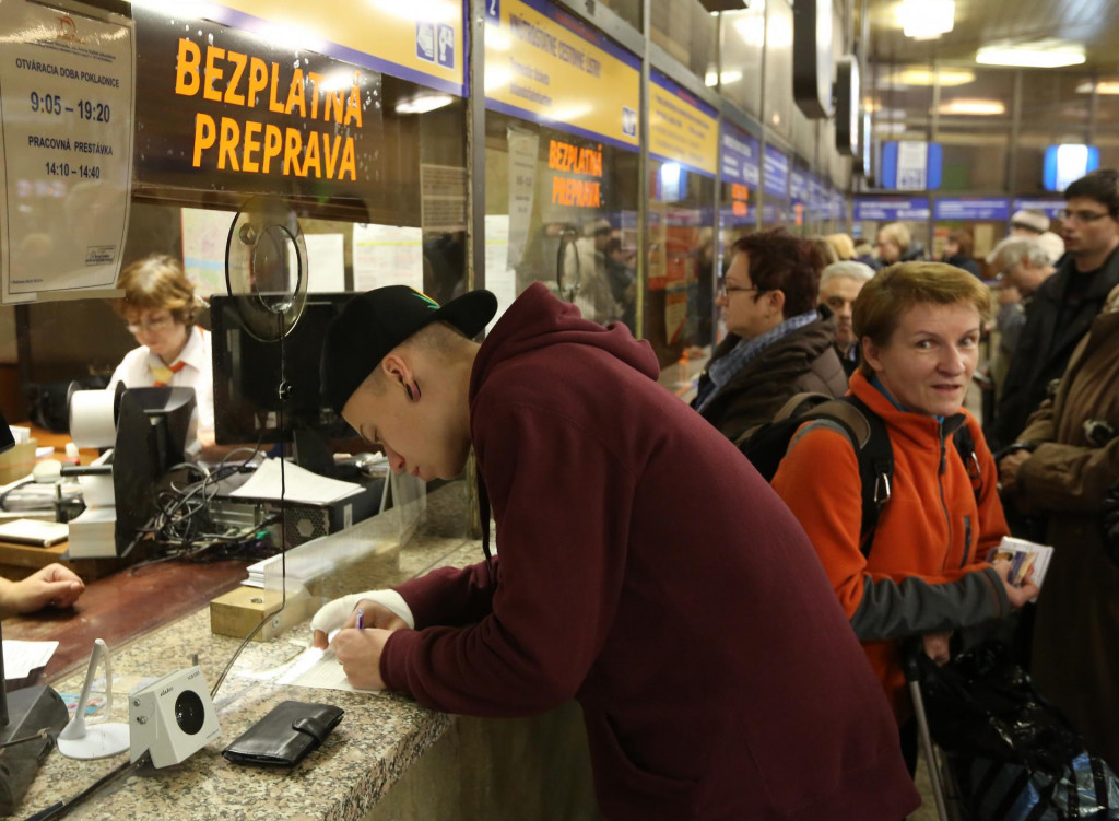 Hlavná železničná stanica v Bratislave. FOTO: HN/Peter Mayer