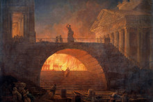 Požiar v Ríme od Huberta Roberta.
