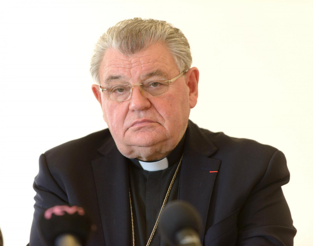 Predseda Českej biskupskej konferencie pražský arcibiskup kardinál Dominik Duka. FOTO: TASR/Henrich Mi�ovič
