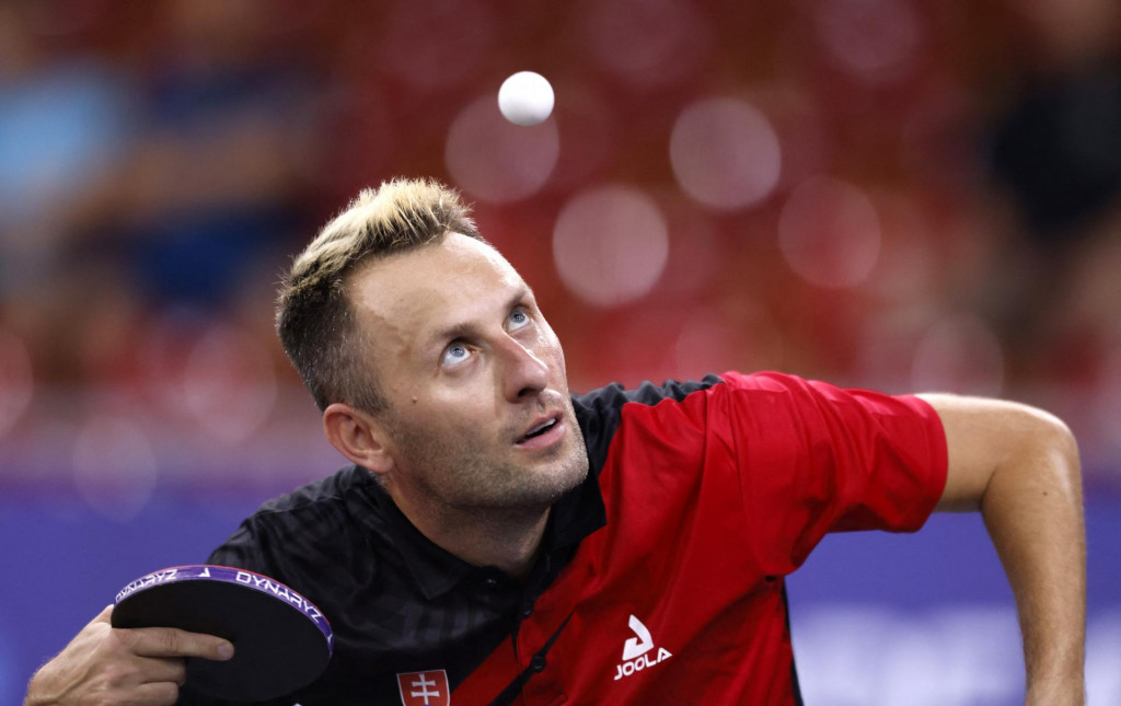 Slovenský stolný tenista Ľubomír Pištej. FOTO: Reuters