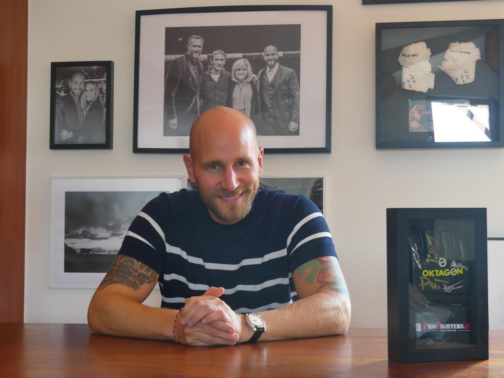 &Scaron;&eacute;f &scaron;portovej organiz&aacute;cie Oktagon MMA Pavol Neruda. FOTO: HN/Akos Cs&eacute;pl&ouml;

