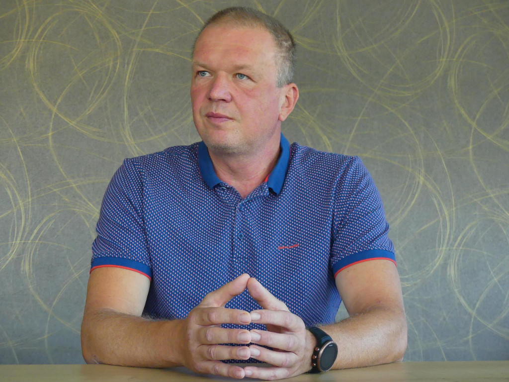 Predseda asoci&aacute;cie bioplynov&yacute;ch stan&iacute;c Vladim&iacute;r &Scaron;o&scaron;ovička. FOTO: HN/Akos Cs&eacute;pl&ouml; ​