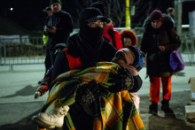 &lt;p&gt;Vojnoví utečenci z Ukrajiny. FOTO: TASR/Jakub Kotian&lt;/p&gt;