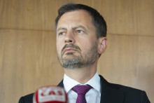 Premiér Slovenskej republiky Eduard Heger (OĽaNO). FOTO: TASR/Martin Baumann