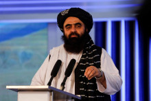 Úradujúci minister zahraničných vecí Talibanu Amir Khan Motaqi. FOTO: Reuters
