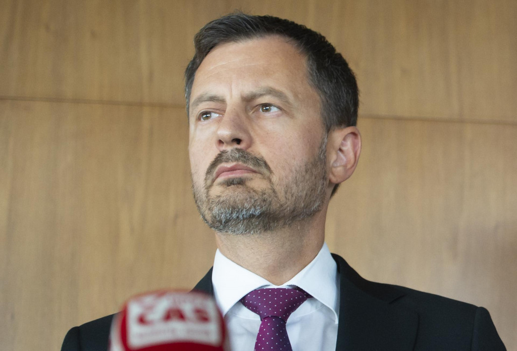 Premiér Slovenskej republiky Eduard Heger (OĽaNO). FOTO: TASR/Martin Baumann
