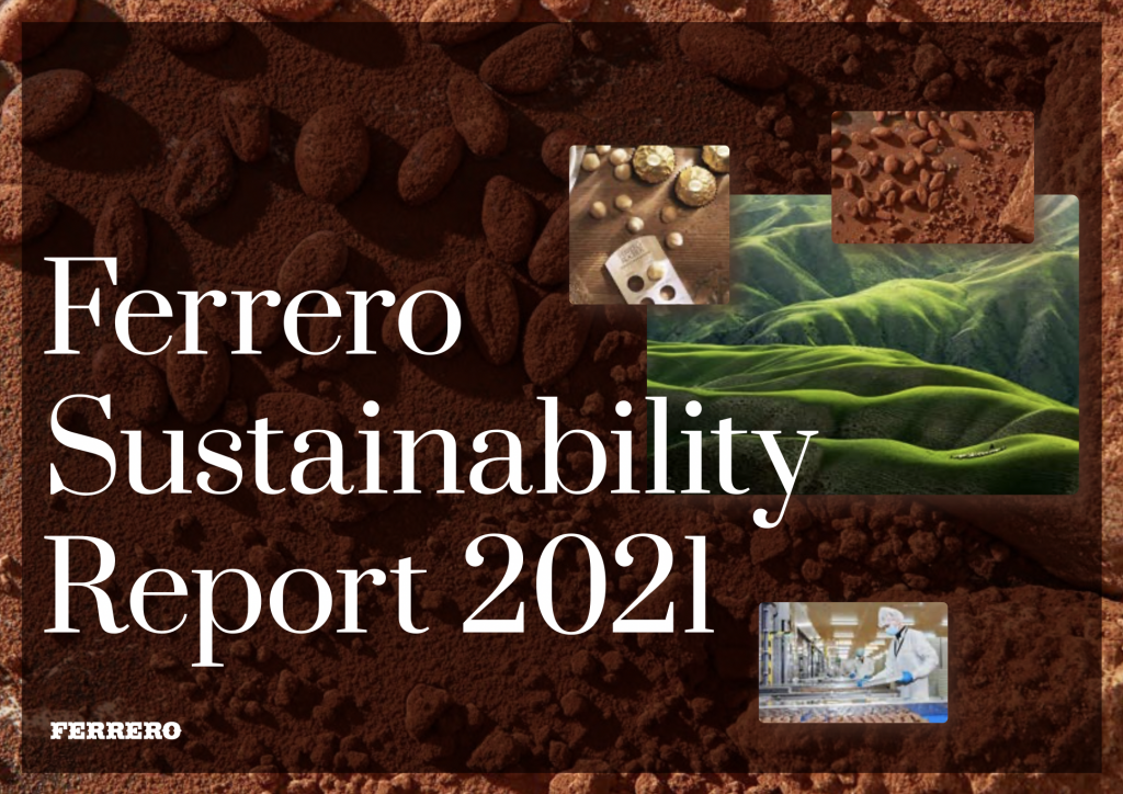 Ferrero: Správy o udržateľnosti za rok 2021