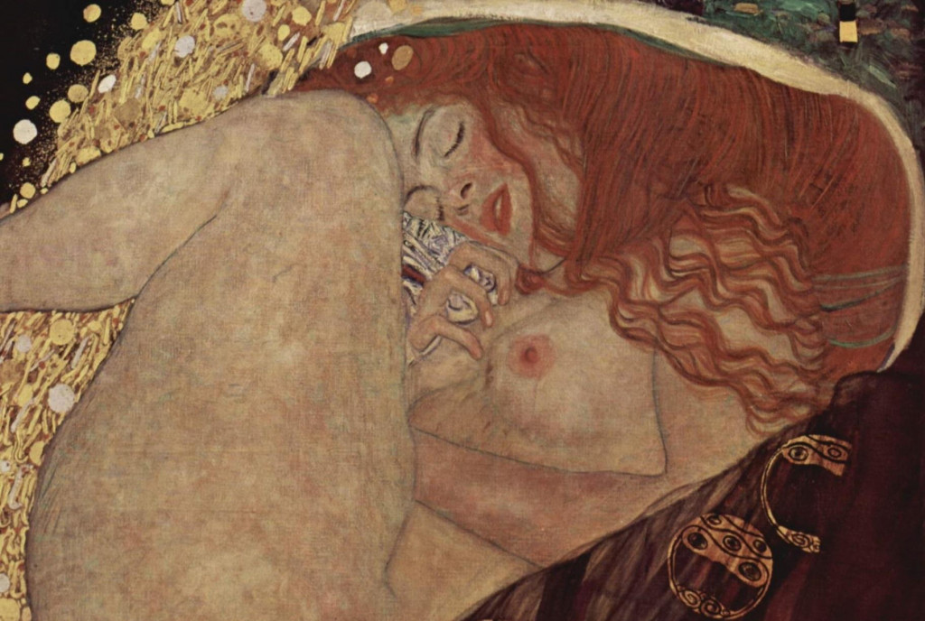Gustav Klimt - Danae SNÍMKA: Wikimedia/Gustav Klimt