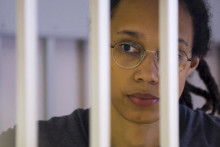 Americká basketbalistka Brittney Grinerová v ruskom väzení. FOTO: TASR/AP

