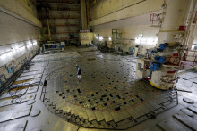 Hala zastaveného tretieho bloku jadrovej elektrárne Černobyľ na Ukrajine. FOTO: REUTERS