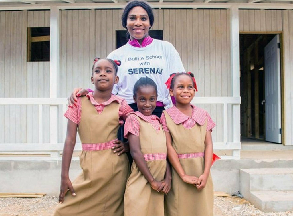 Serena Williams je veľvyslancom dobrej vôle UNICEF.