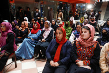 Inaugurácia ženskej knižnice v Kábule. FOTO: Reuters
