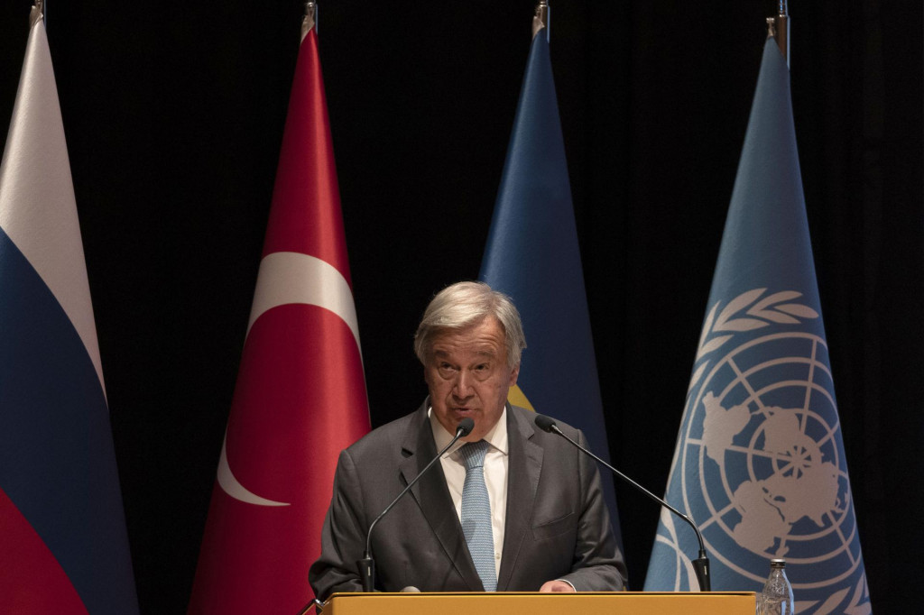 Gener&aacute;lny tajomn&iacute;k OSN Ant&oacute;nio Guterres. FOTO TASR/AP