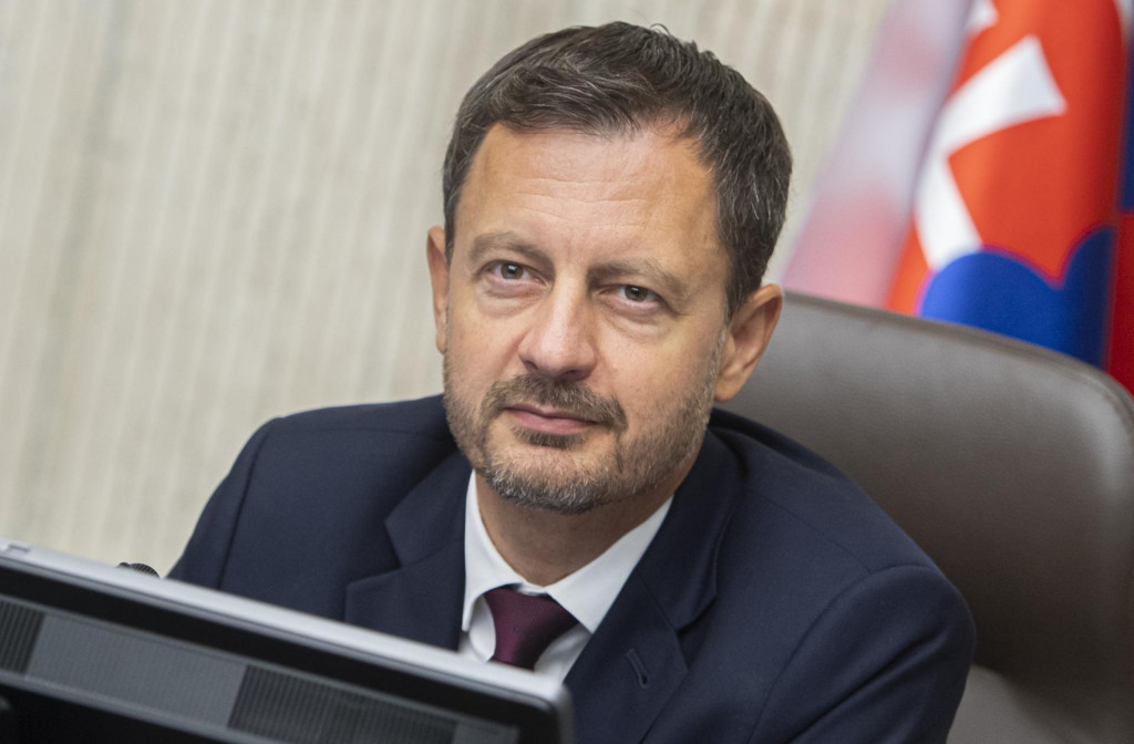 Premi&eacute;r Eduard Heger. FOTO: TASR/Martin Baumann