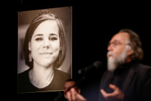 Pohreb Darji Duginovej. FOTO: Reuters